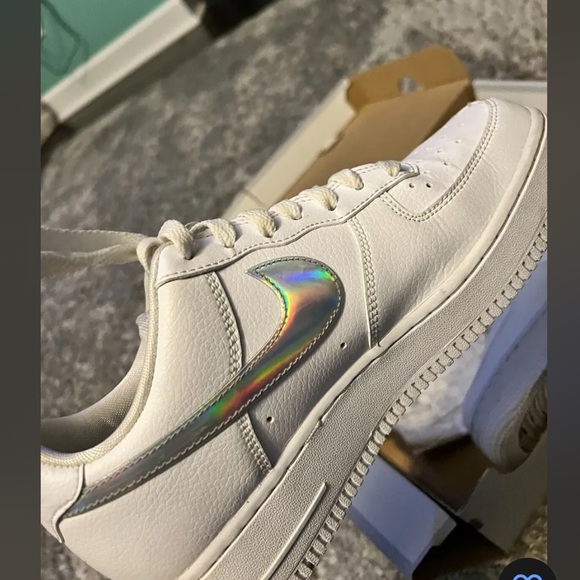 holographic swoosh air force 1